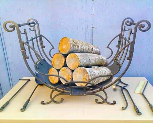 Кованые дровницы Кованые дровницы